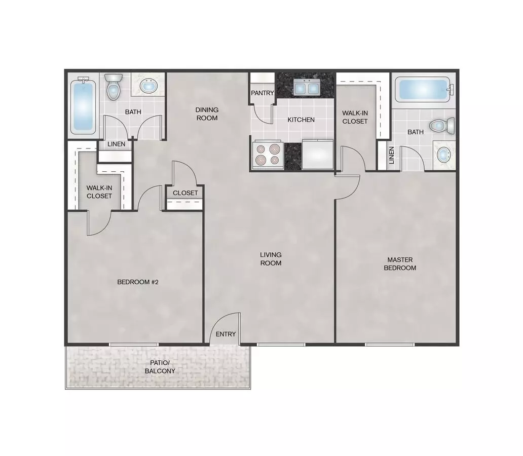 Hickory 416 floor plan
