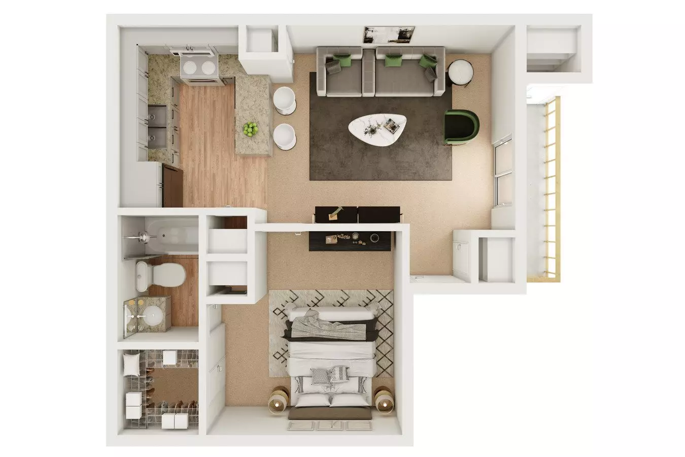 Deluxe 1406 floor plan