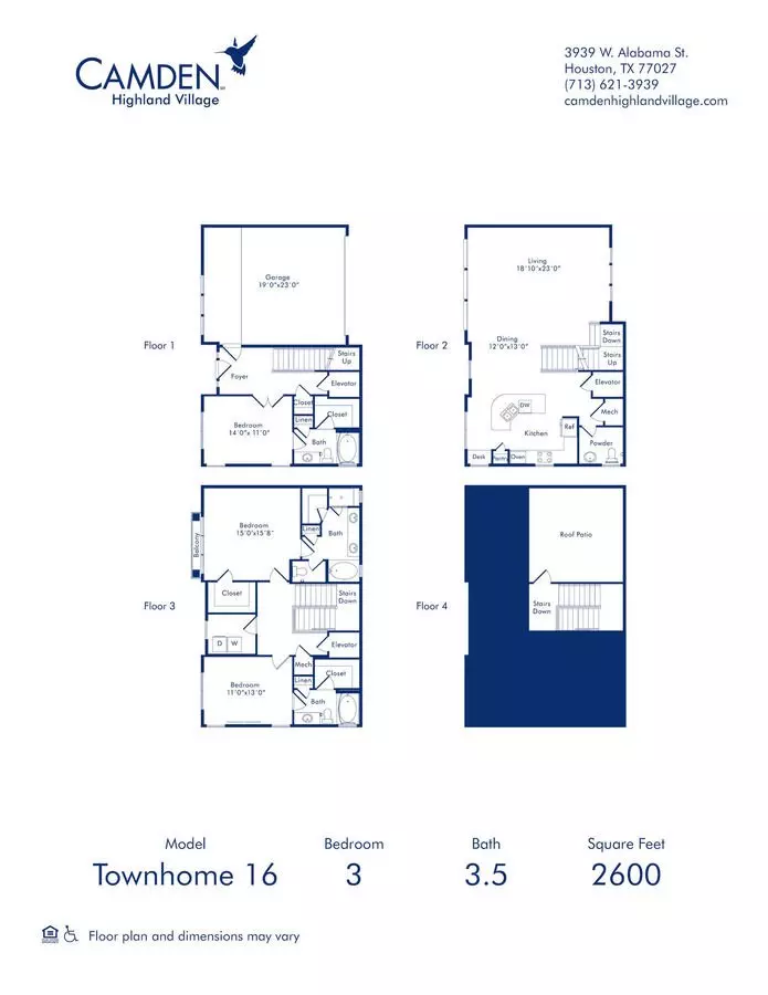 3 Beds • 3 Bath 3218 floor plan