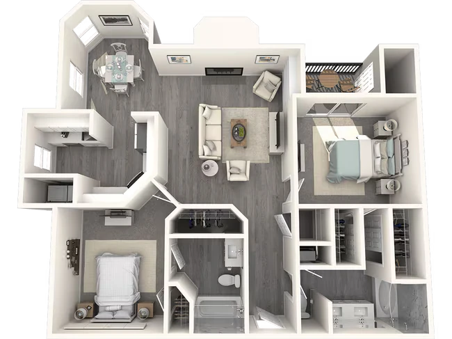2×2 0802 floor plan