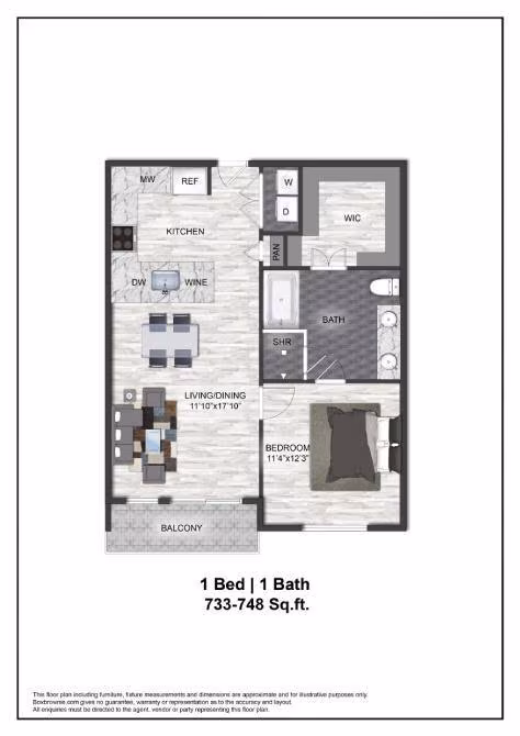 Unit 838 838 floor plan