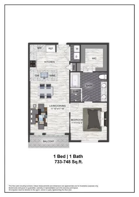 Unit 612 612 floor plan