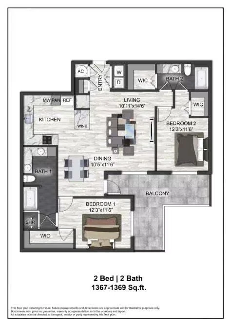 Unit 419 419 floor plan