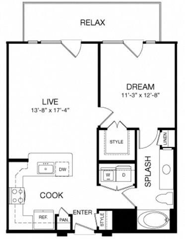 A6 484 floor plan