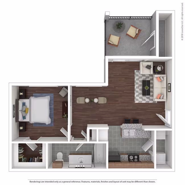 Unit 1726 floor plan