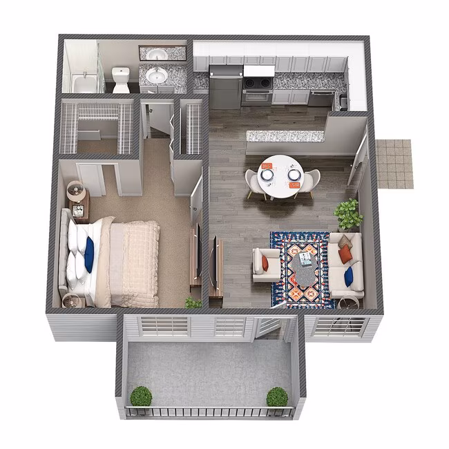 Unit 0617 floor plan
