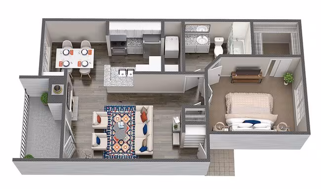 Unit 1406 floor plan