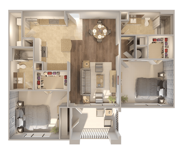 Unit 01301 floor plan