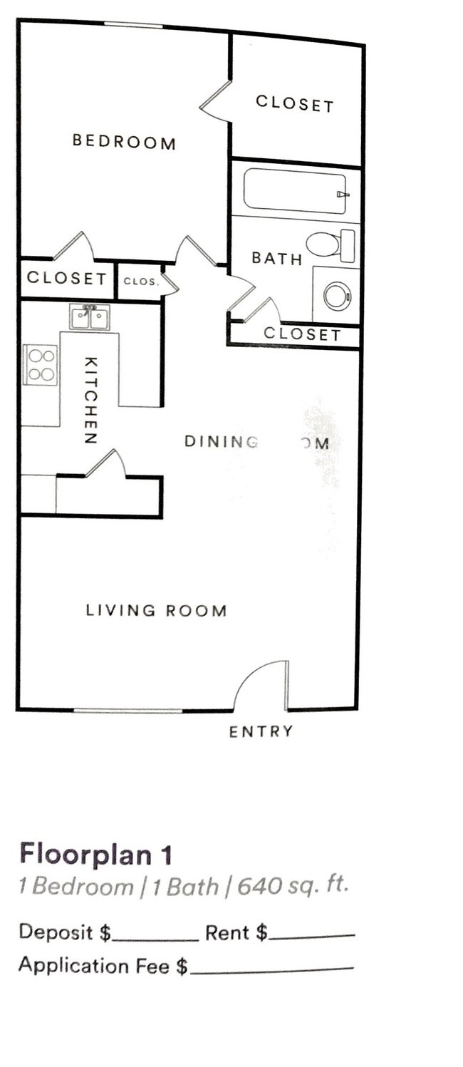 A 213 floor plan