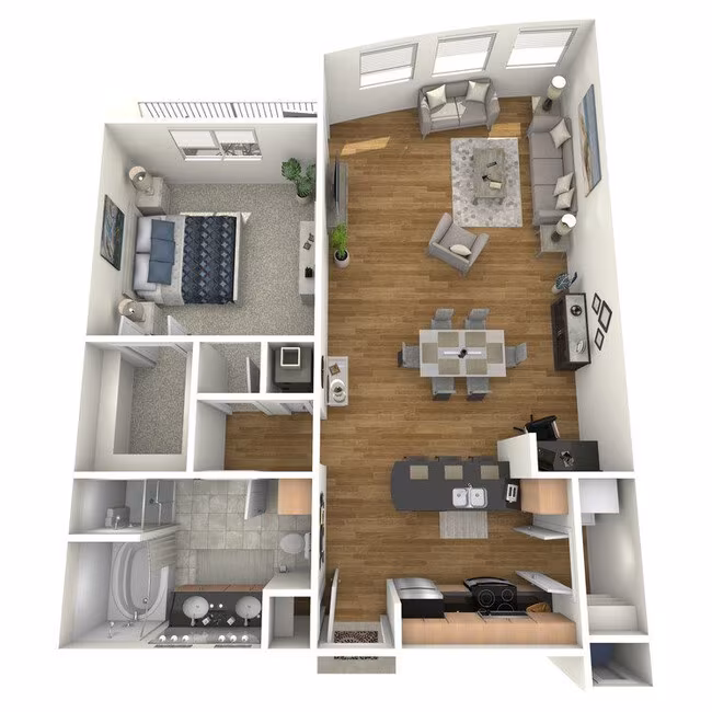 1C 260 floor plan