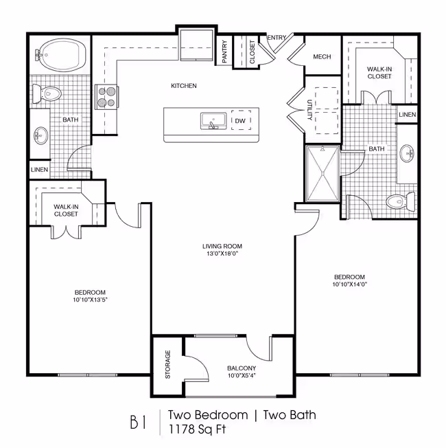 B1 1302 floor plan