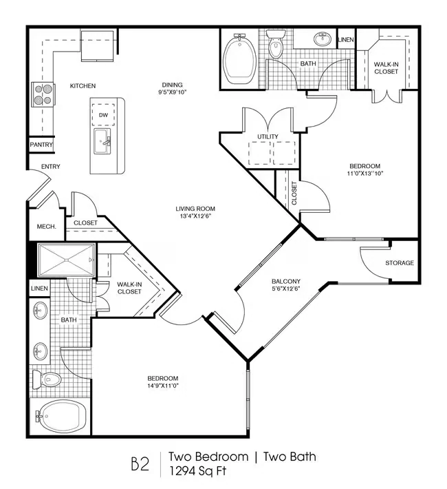 B2 1318 floor plan