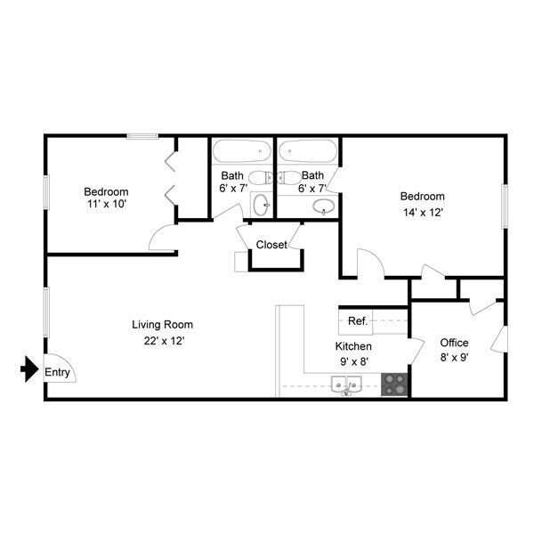 Unit 12 floor plan