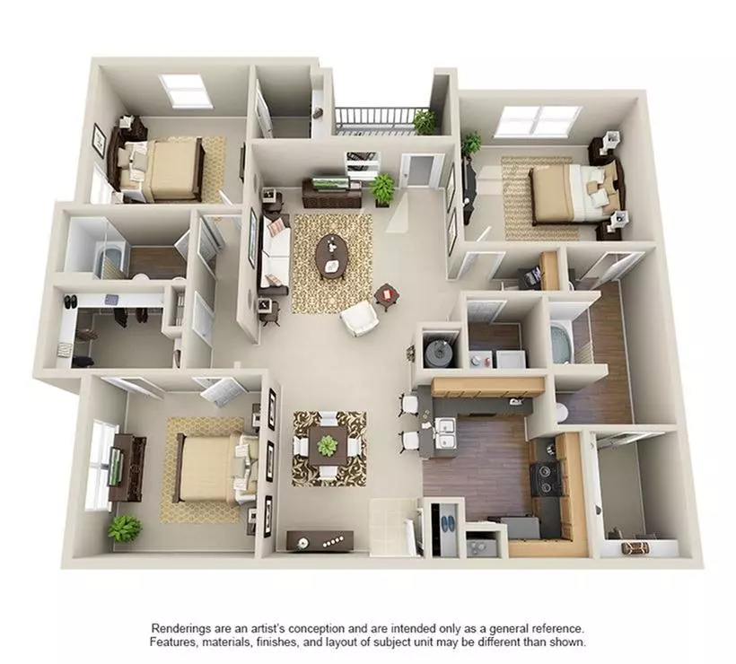 C1 13-208 floor plan