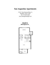 B floor plan