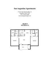 F floor plan