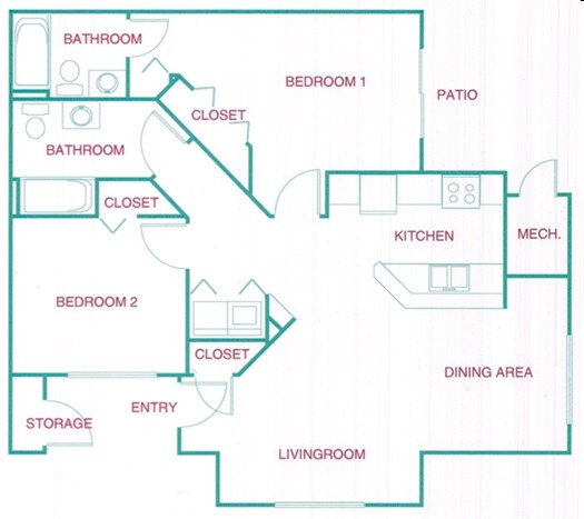 Maple 834 floor plan
