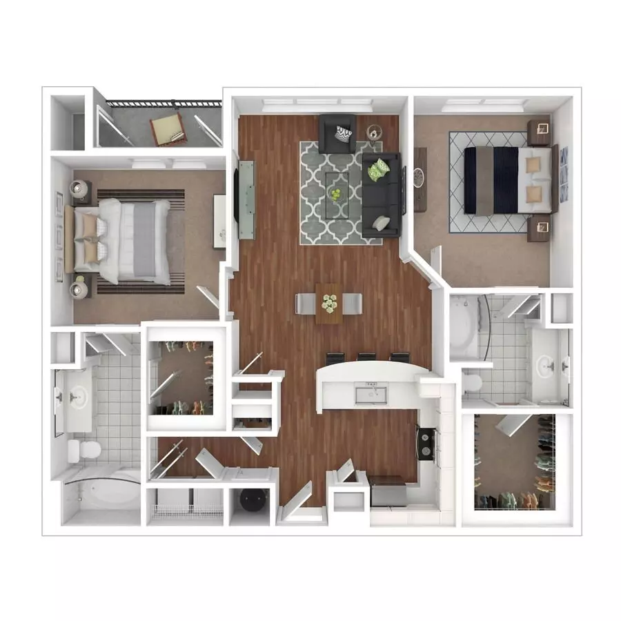 B1 1207 floor plan