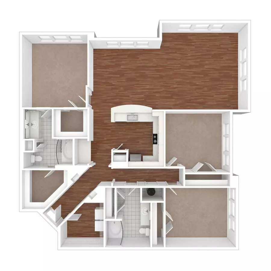 Unit 3408 3408 floor plan
