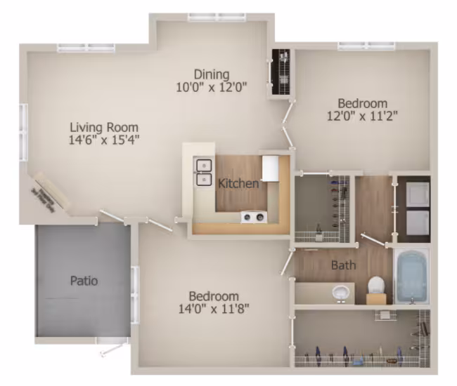 Unit 1612 1612 floor plan