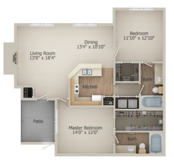 Unit 1422 1422 floor plan