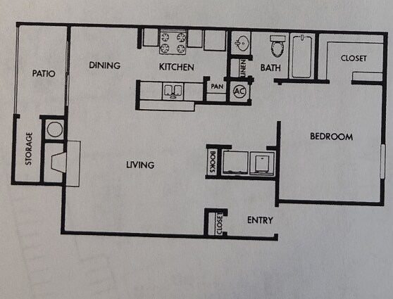 Unit 609 floor plan