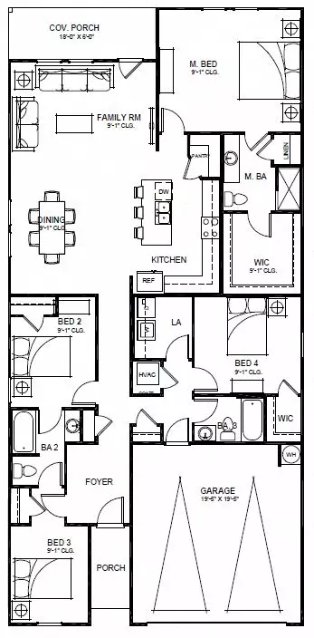 Prism 7415EW floor plan