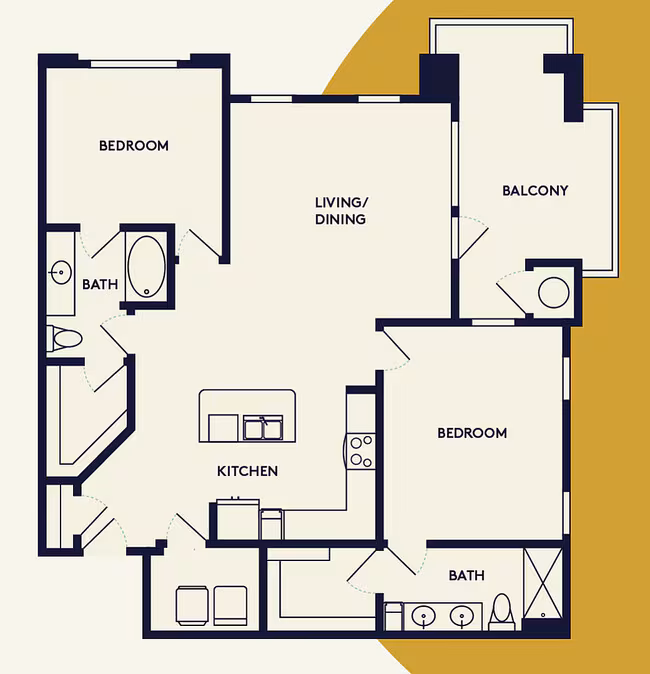 B2-ALT1 1-1301 floor plan