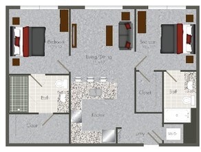 Unit 5416 5416 floor plan