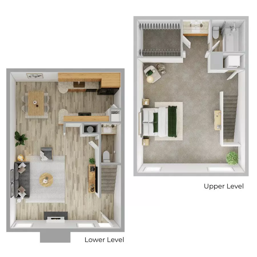 1B Flat REEP Renovated 1414 floor plan