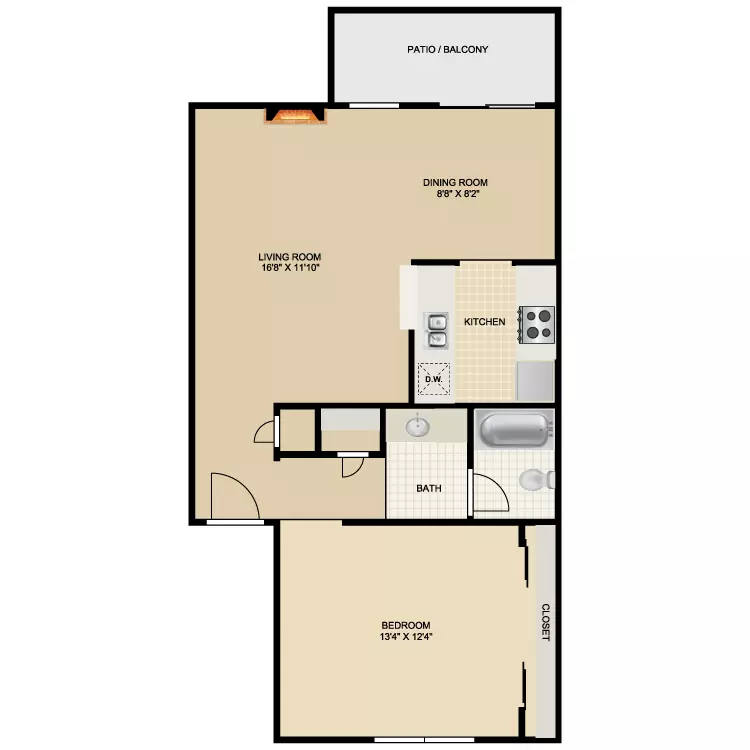 Guadalupe 188 floor plan