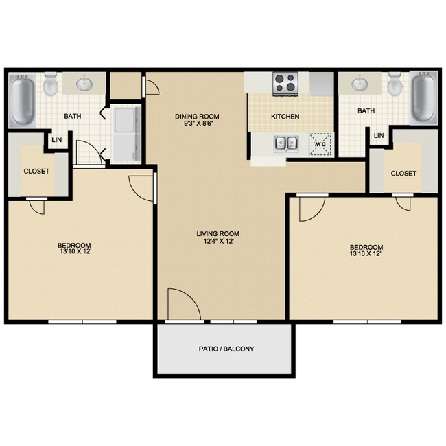 Trinity 288 floor plan