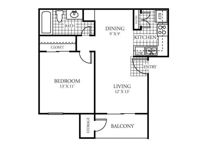 A2 1221 floor plan