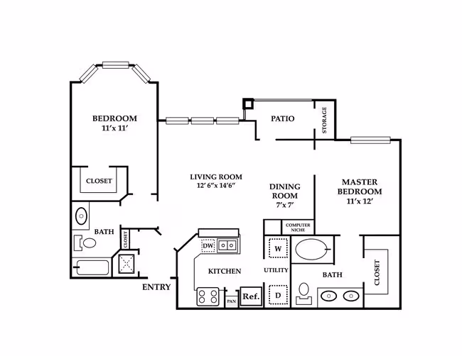 Unit 02-0838 floor plan