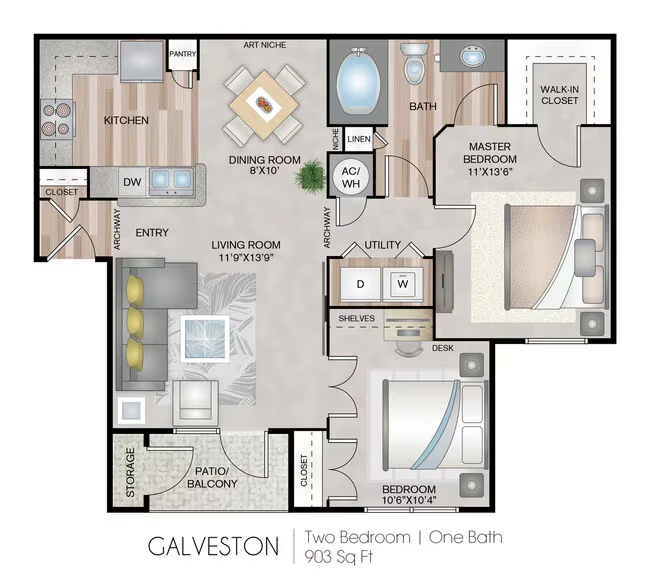 Galveston 01-1032 floor plan