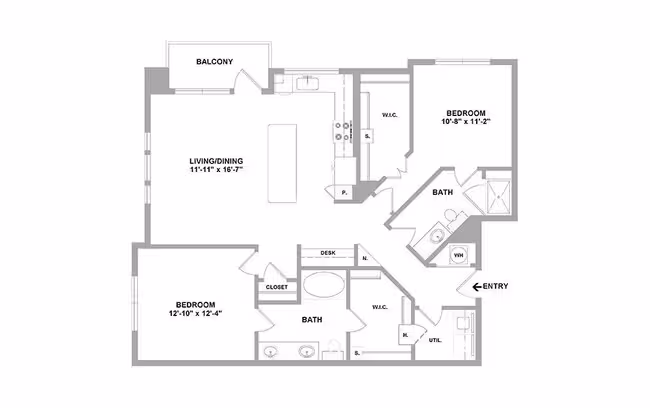 Unit 5306 4307 floor plan