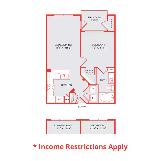 Unit 158 floor plan