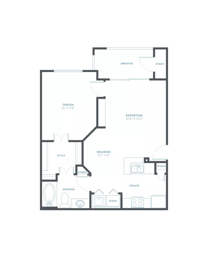 A1 136 floor plan