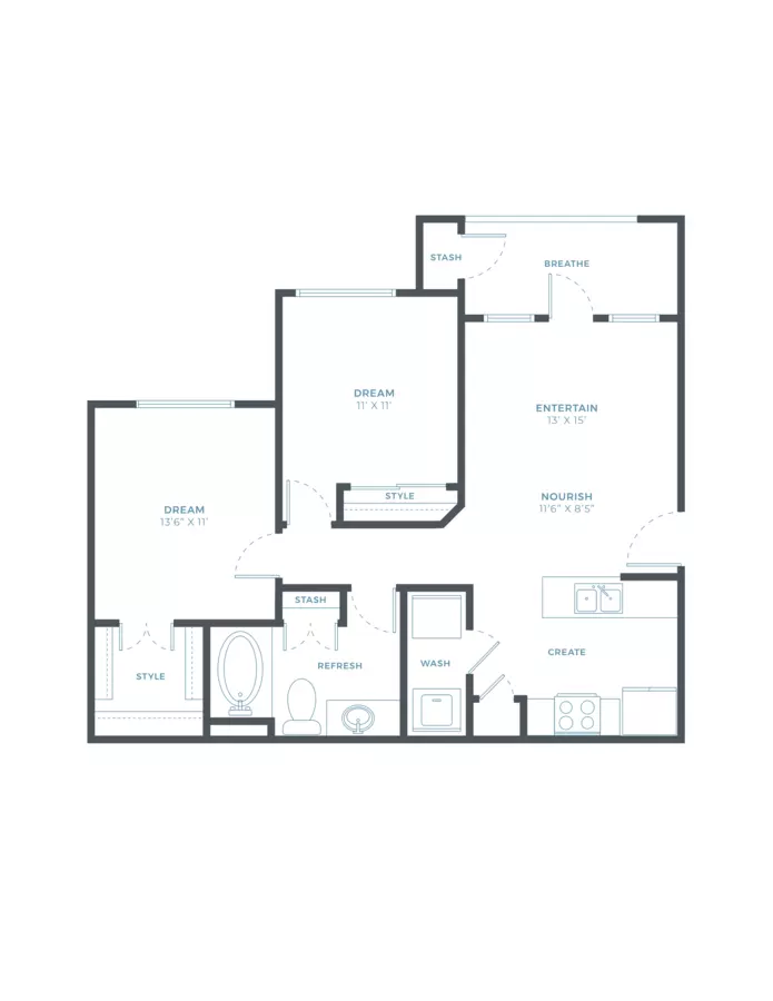 B1 428 floor plan