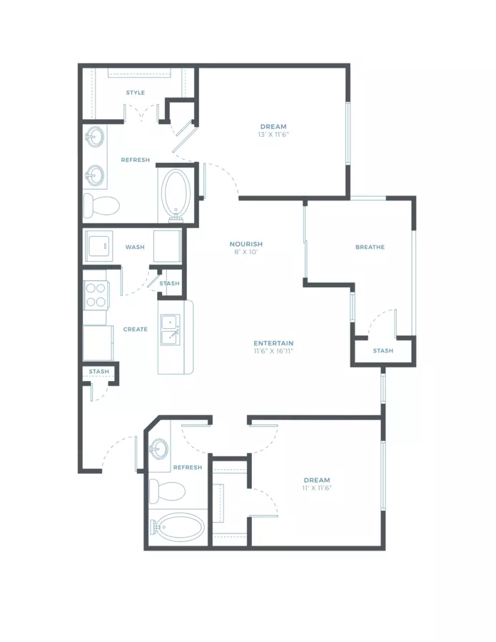 B2 724 floor plan