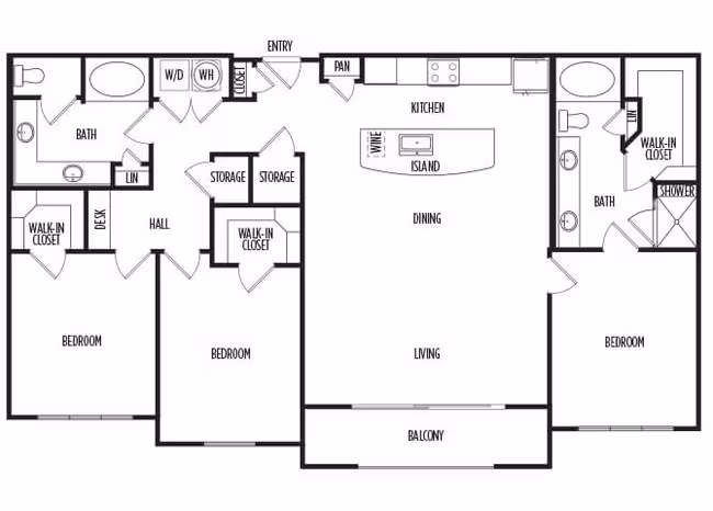 Unit 303 floor plan