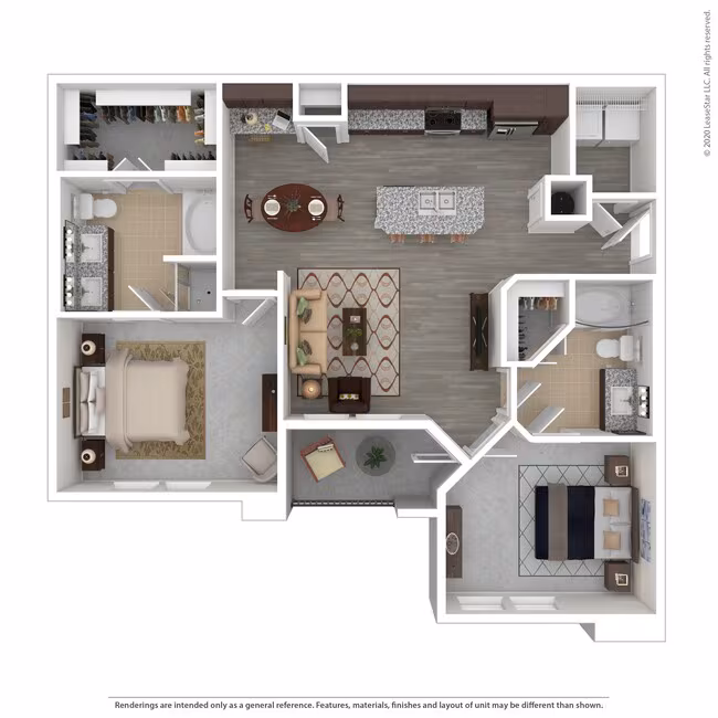 Unit 04203 05303 floor plan