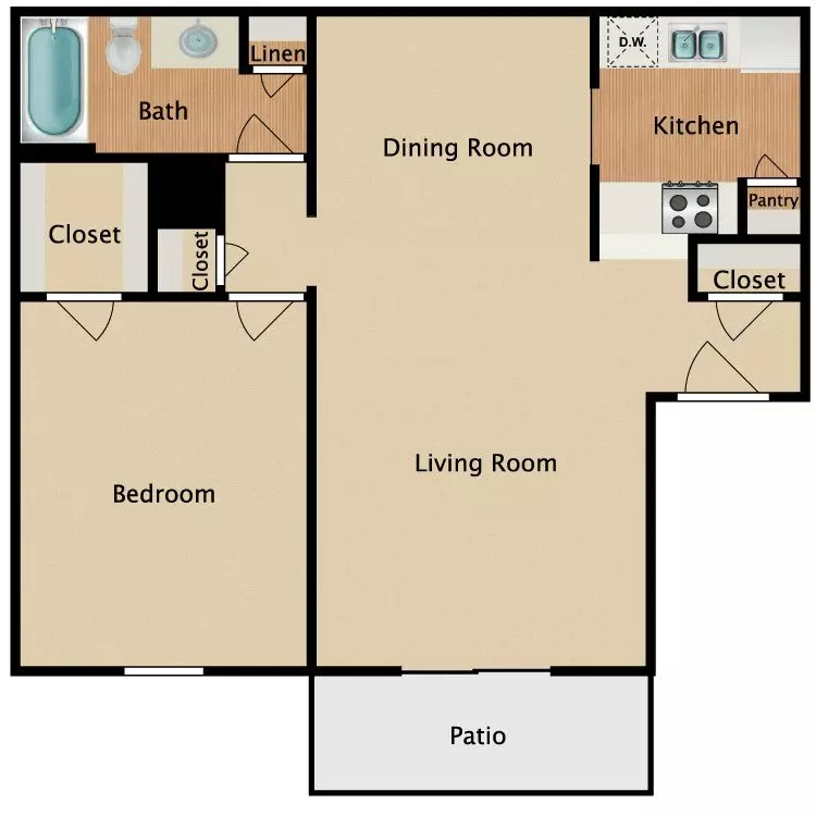 Unit 1006 1006 floor plan