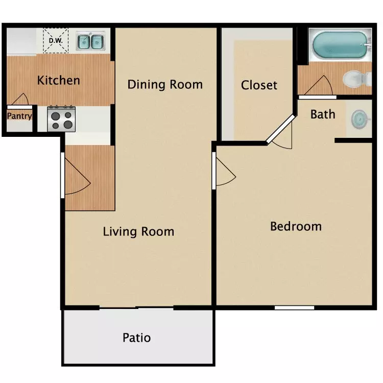 Unit 1616 1616 floor plan