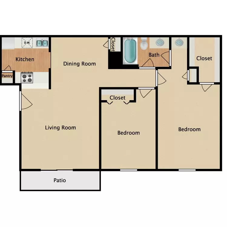 2-1 B-2 2113 floor plan