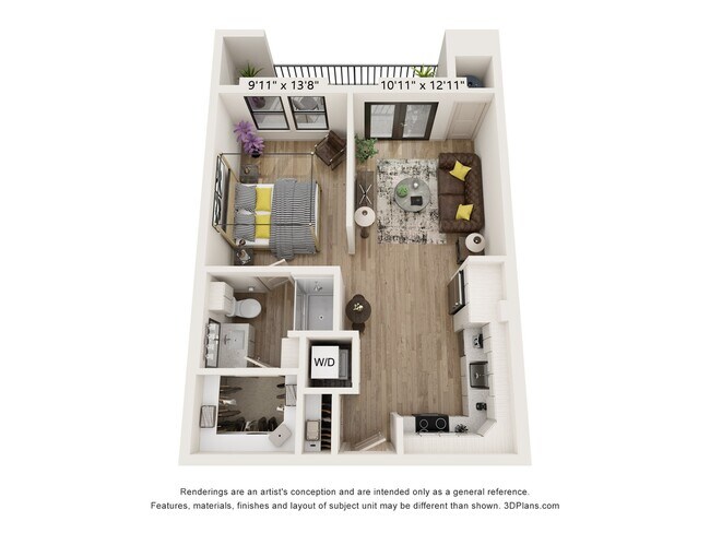 Studio • 1 Bath 8308 floor plan