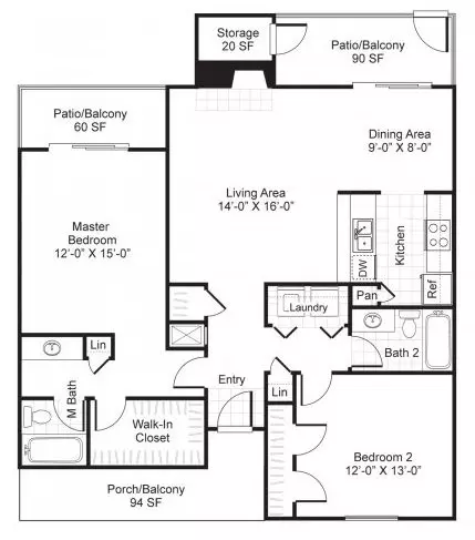 B2 1306 floor plan