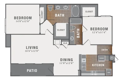 B4 354 floor plan
