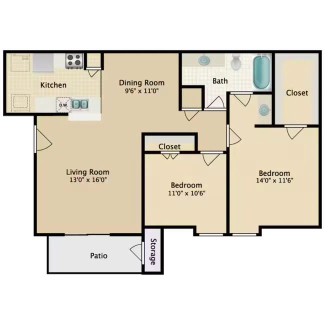 B1 128 floor plan