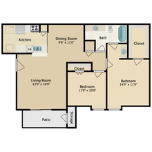 B1 151 floor plan